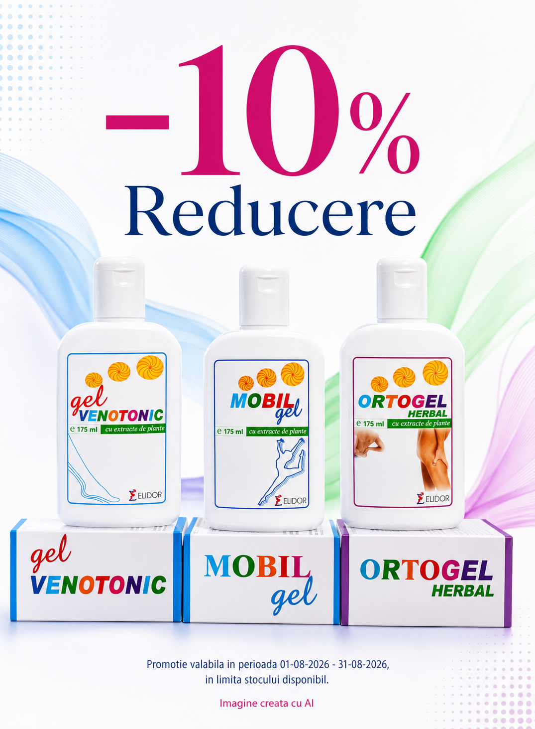 Promotie cu reducere 10% la Elidor