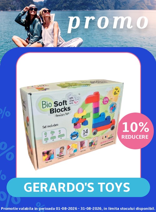 Promotie cu reducere 10% la Gerardo's Toys