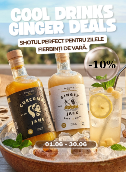 Promotie cu reducere 10% la Ginger Jack