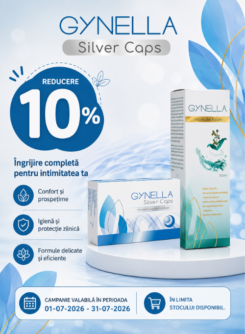 Promotie cu reducere 10% la Gynella