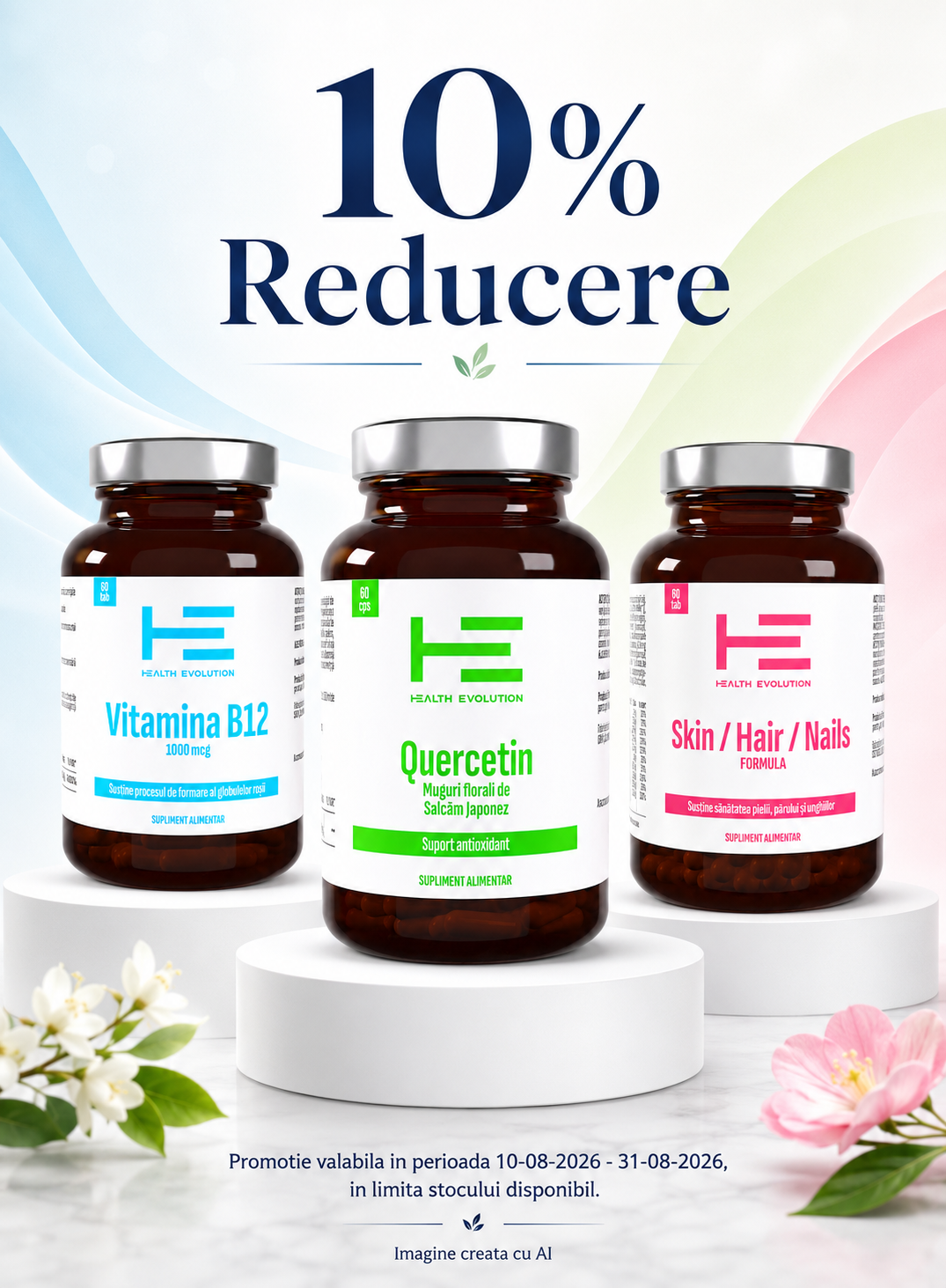 Promotie cu reducere 10% la Health Evolution