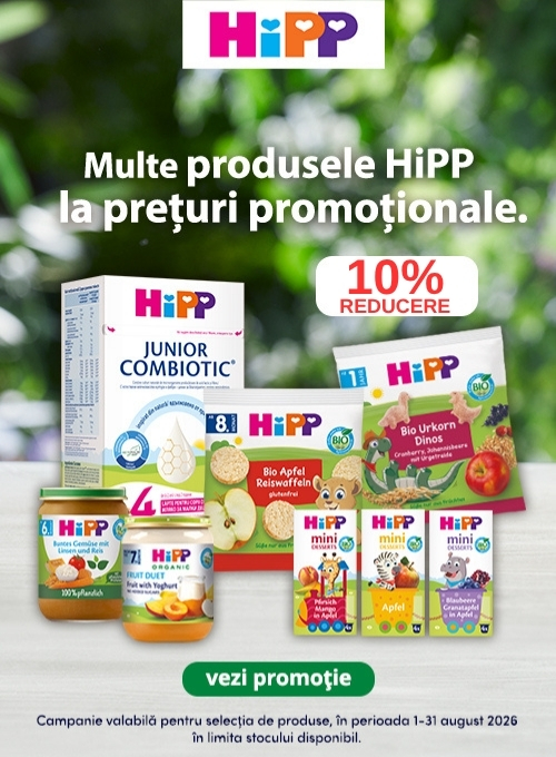 Promotie cu reducere 10% la Hipp