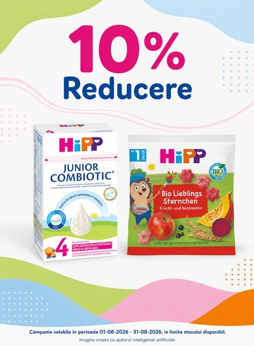 Promotie cu reducere 10% la Hipp