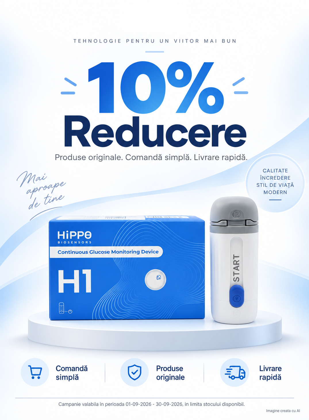 Promotie cu reducere 10% la Hippo