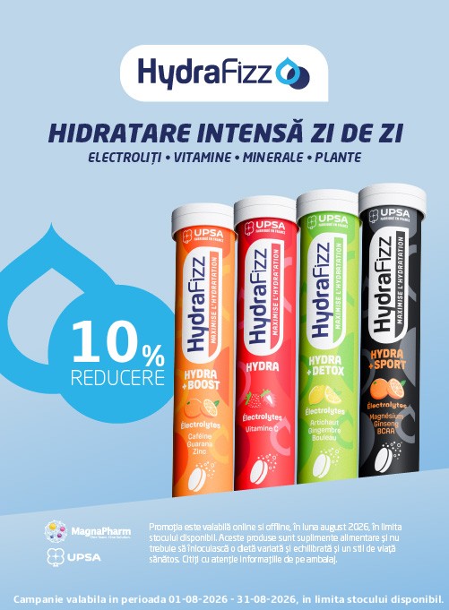 Promotie cu reducere 10% la Hydrafizz