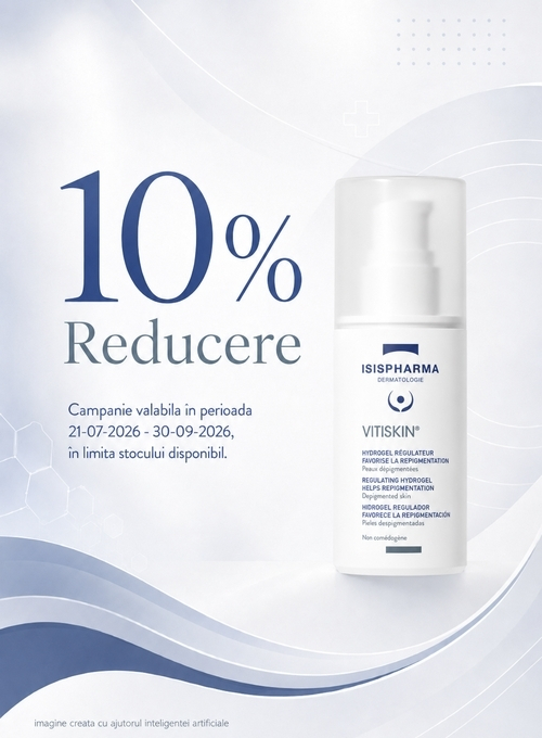 Promotie cu reducere 10% la Isis Pharma Vitiskin