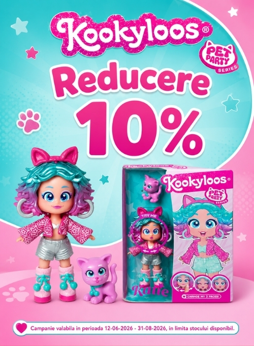 Promotie cu reducere 10% la Kookyloos