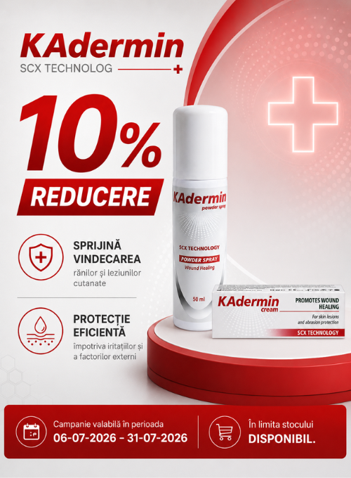 Promotie cu reducere 10% la MBA Pharma -  Kadermin