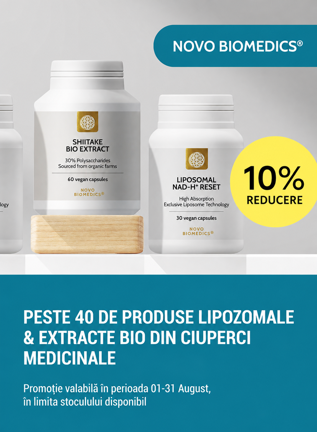 Promotie cu reducere 10% la Novo Biomedics