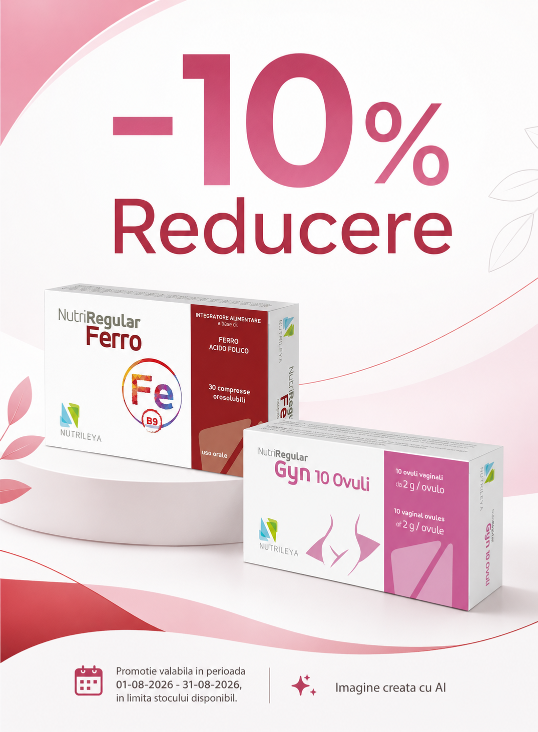 Promotie cu reducere 10% la Nutriregular