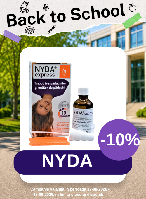 Promotie cu reducere 10% la Nyda - Back to School