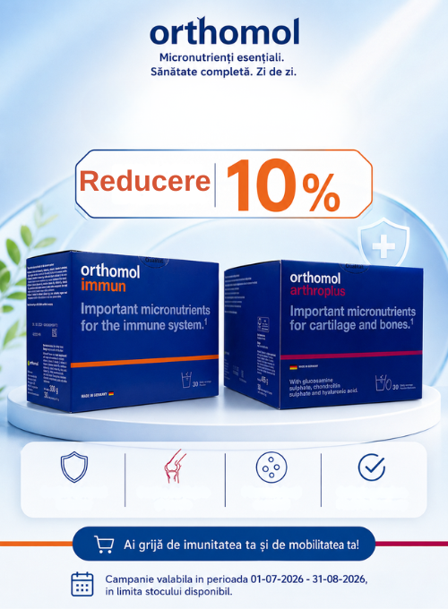 Promotie cu reducere 10% la Orthomol
