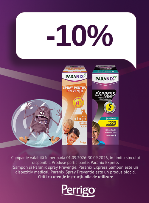 Promotie cu reducere 10% la Paranix