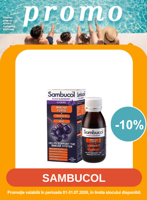 Promotie cu reducere 10% la Sambucol