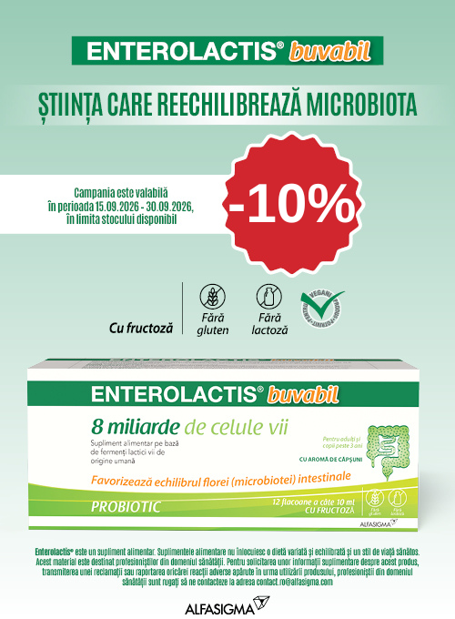Promotie cu reducere 10% la Sofar - Enterolactis