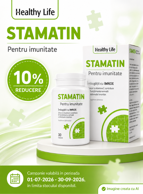Promotie cu reducere 10% la Stamatin