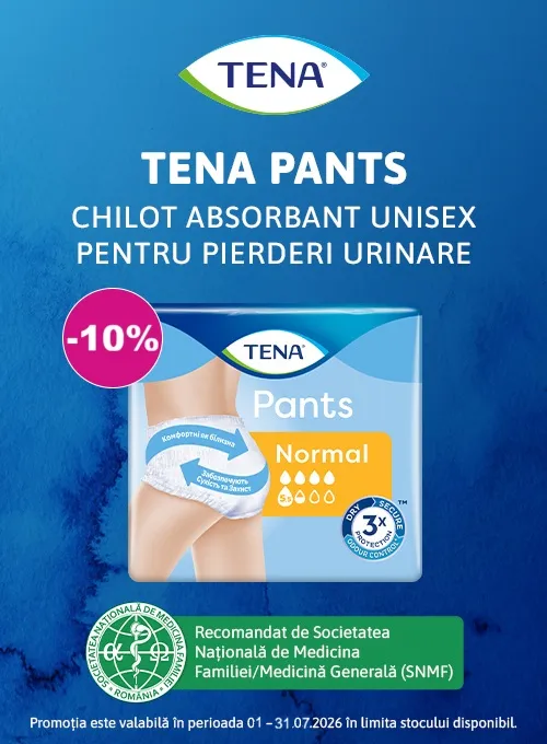 Promotie cu reducere 10% la Tena