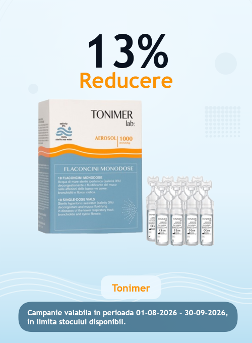 Promotie cu reducere 13% la Tonimer