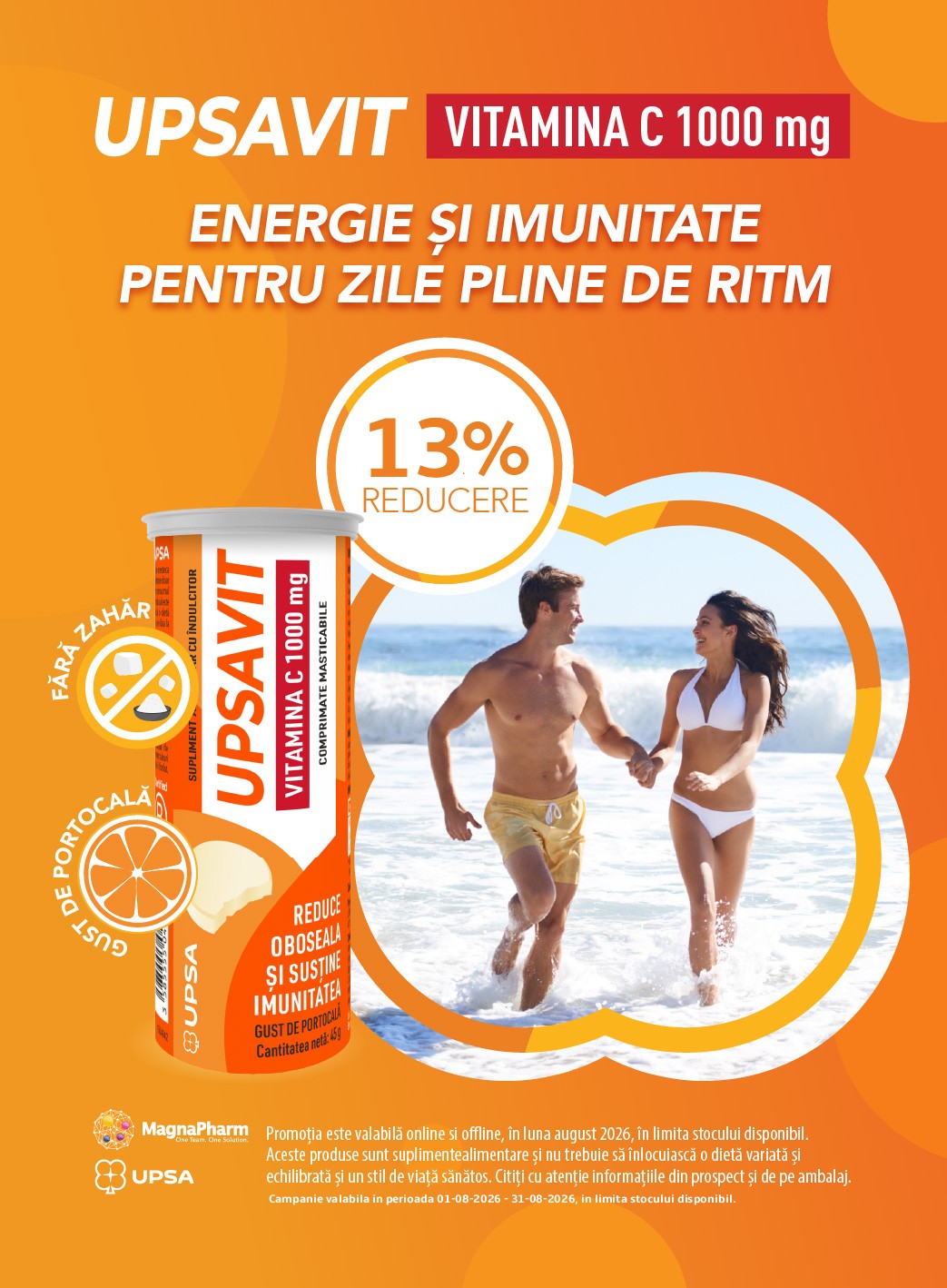 Promotie cu reducere 13% la Upsavit