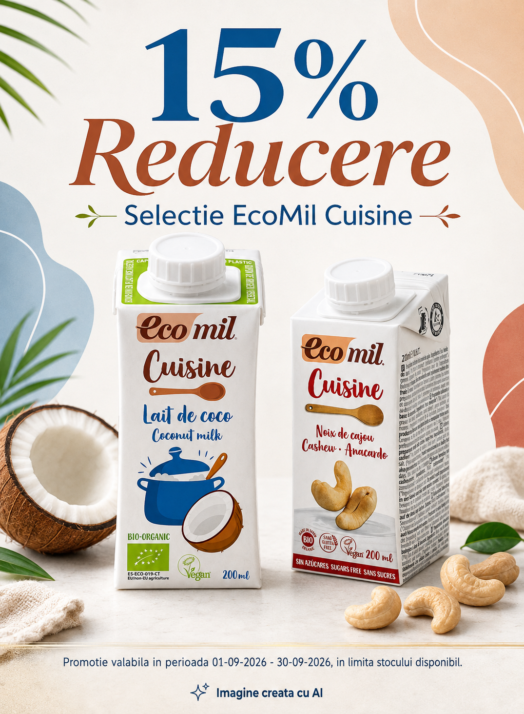 Promotie cu reducere 15% Ecomil