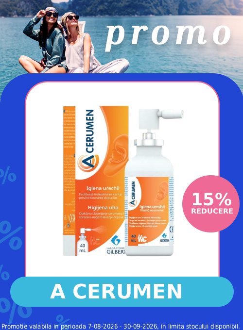 Promotie cu reducere 15% la A-Cerumen
