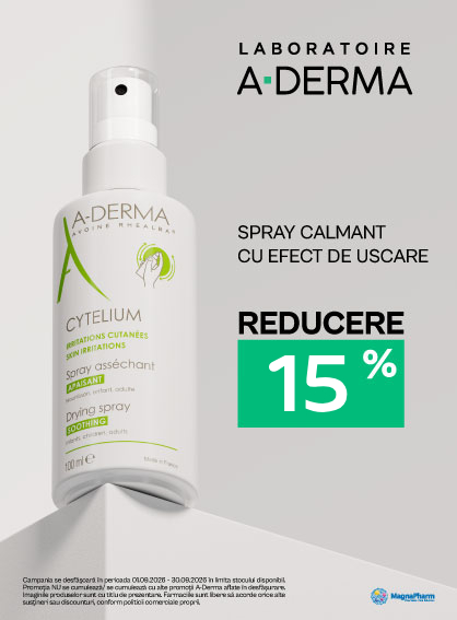 Promotie cu reducere 15% la Aderma