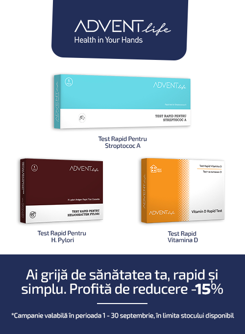 Promotie cu reducere 15% la Advent Life
