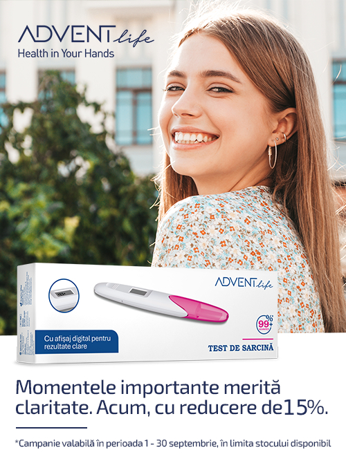 Promotie cu reducere 15% la Advent Life