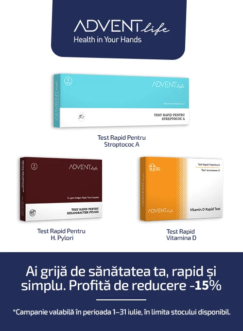 Promotie cu reducere 15% la Advent Life