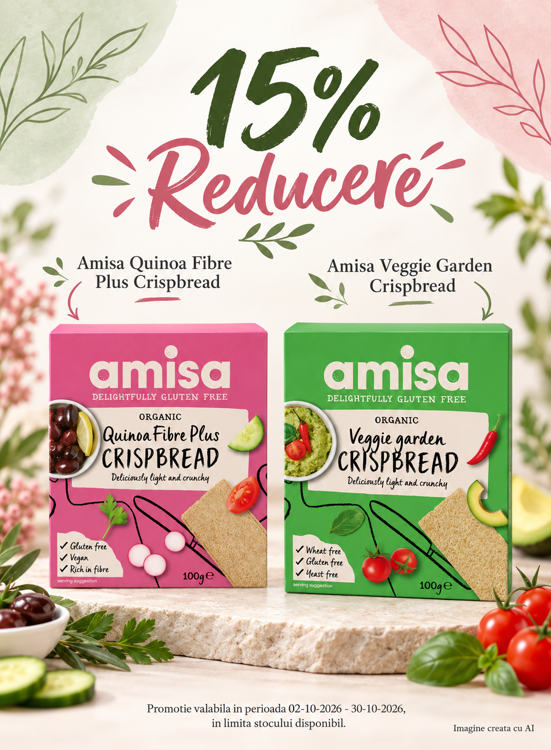 Promotie cu reducere 15% la AMISA