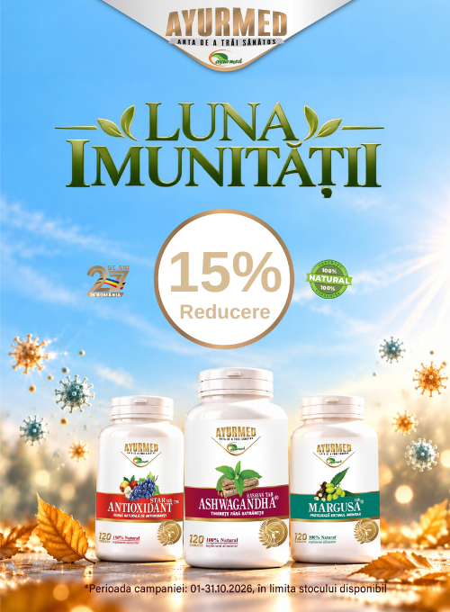Promotie cu reducere 15% la AYURMED