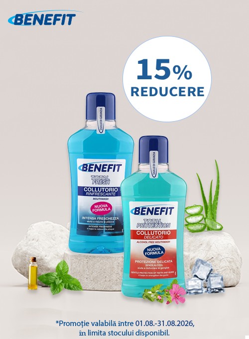 Promotie cu reducere 15% la Benefit