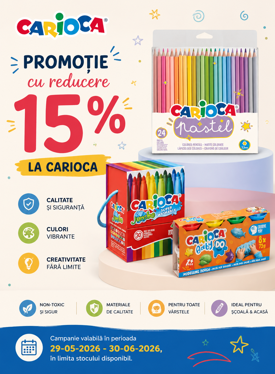 Promotie cu reducere 15% la Carioca