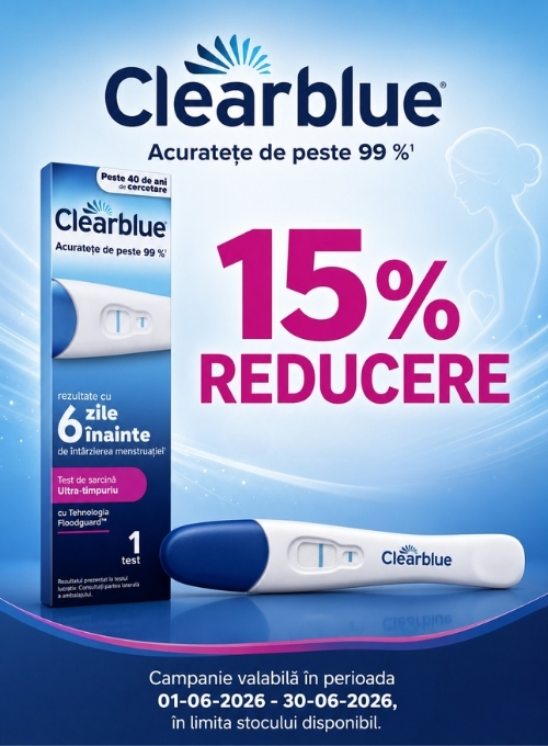 Promotie cu reducere 15% la ClearBlue