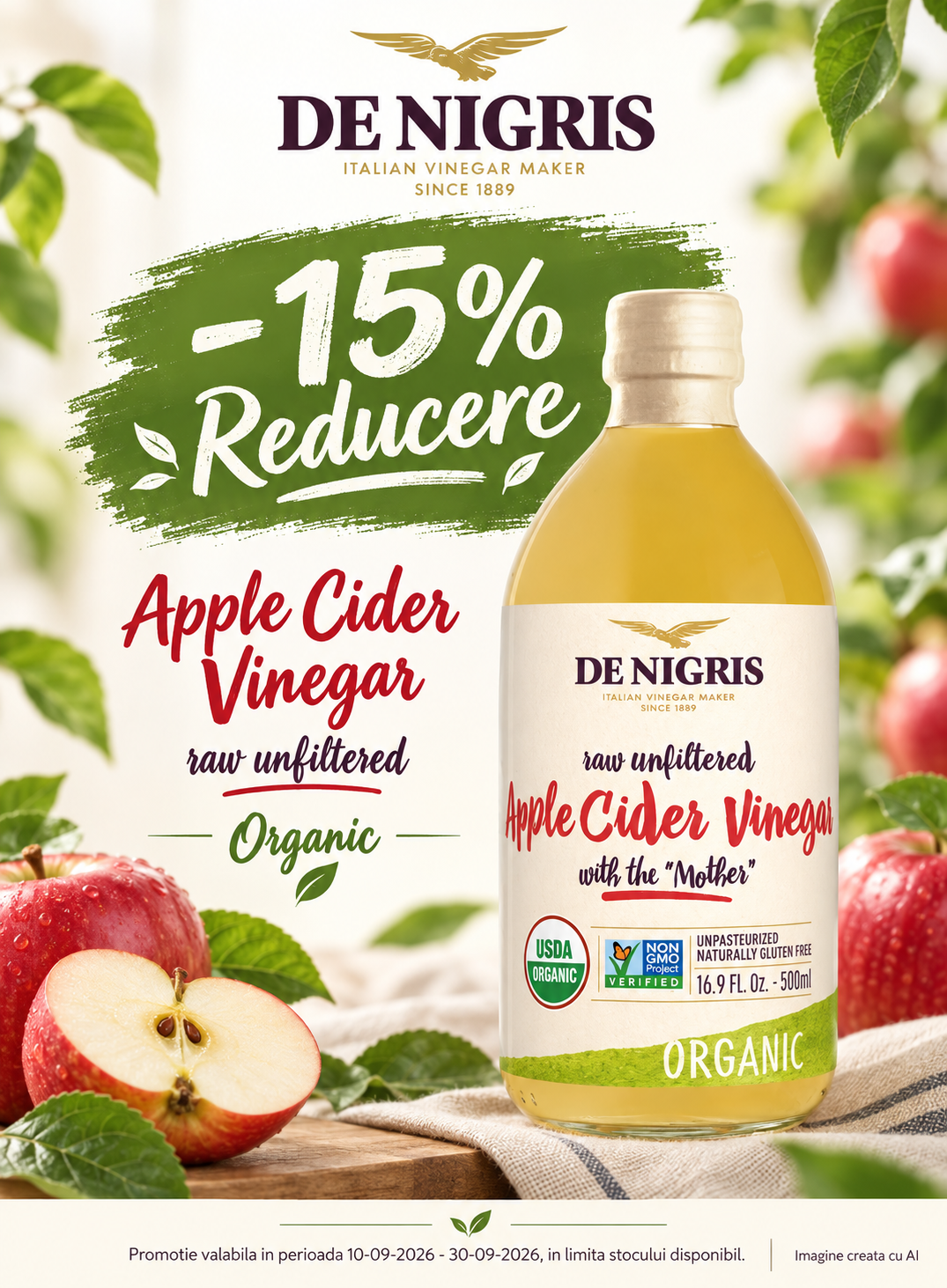 Promotie cu reducere 15% la De Nigris