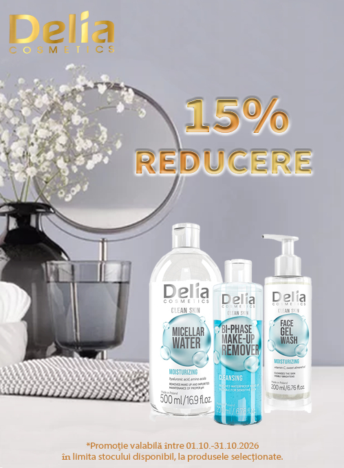 Promotie cu reducere 15% la Delia
