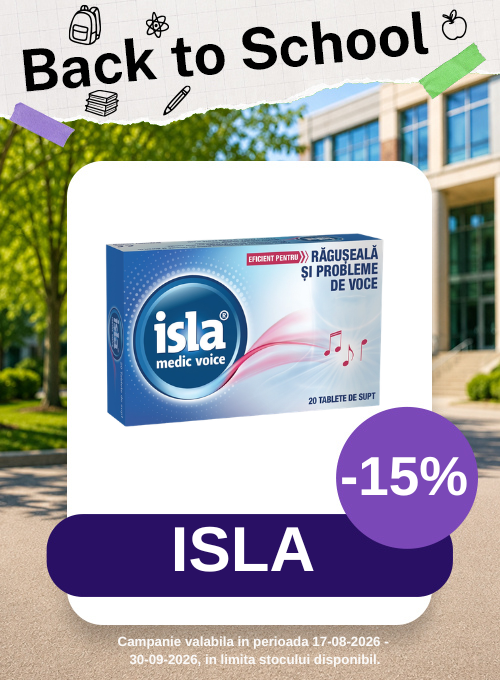 Promotie cu reducere 15% la Engelhard Arzneimittel - Isla  - Back to School