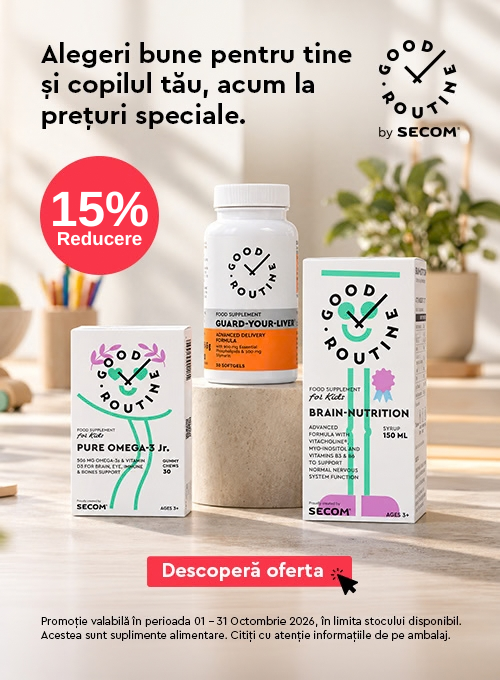 Promotie cu reducere 15% la Good routine