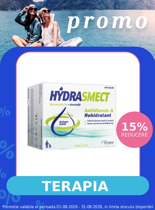 Promotie cu reducere 15% la Hydrasmect Terapia