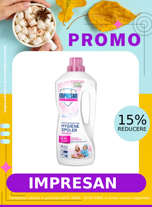Promotie cu reducere 15% la Impresan