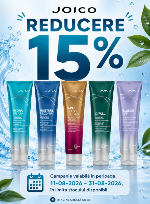 Promotie cu reducere 15% la Joico
