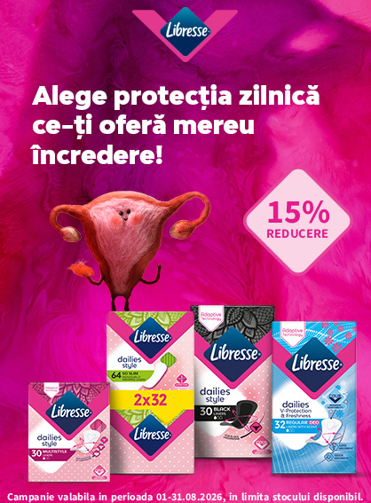 Promotie cu reducere 15% la Libresse