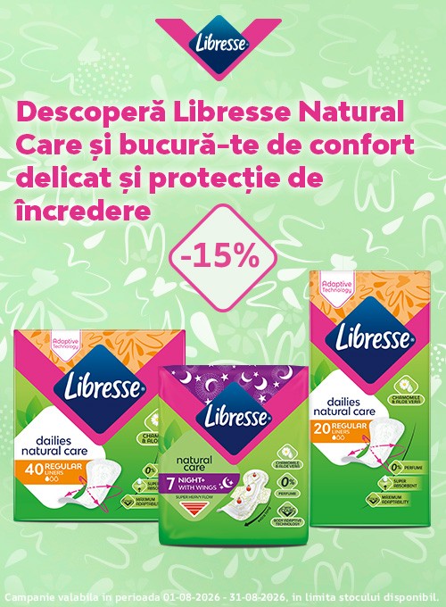 Promotie cu reducere 15% la Libresse