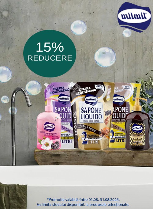 Promotie cu reducere 15% la Mil Mil