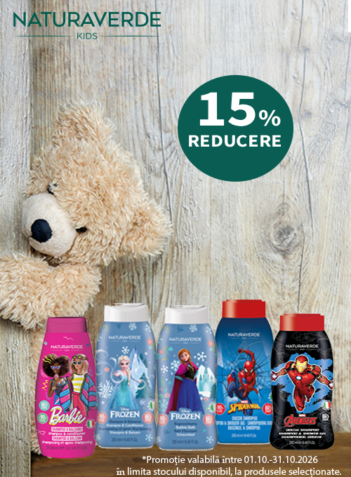 Promotie cu reducere 15% la NaturaVerde