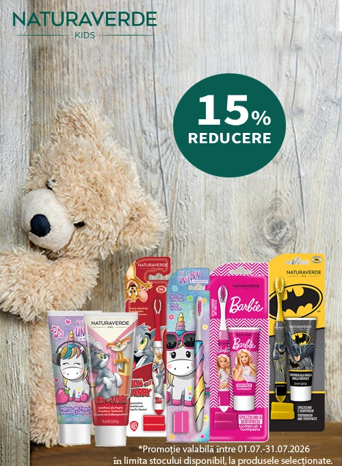 Promotie cu reducere 15% la NaturaVerde Kids