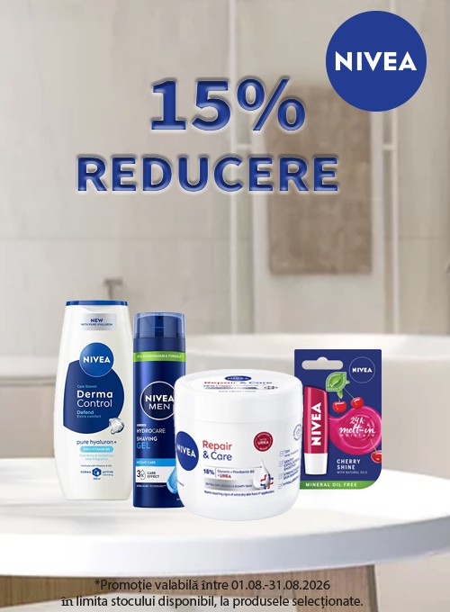 Promotie cu reducere 15% la Nivea