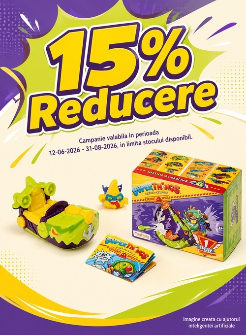 Promotie cu reducere 15% la Superthings