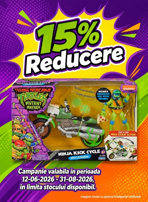 Promotie cu reducere 15% la  TMNT