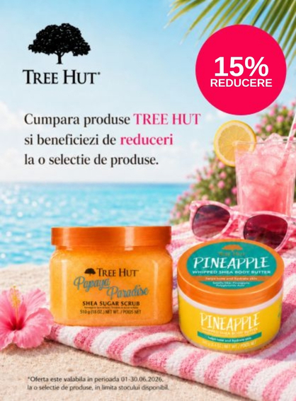 Promotie cu reducere 15% la Tree Hut